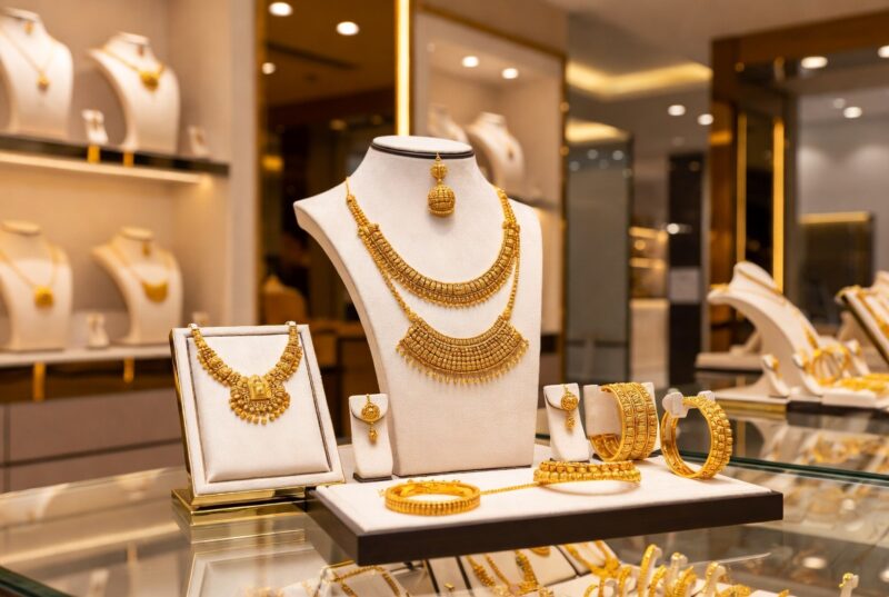 Best 1 gram jewellery shop in Hadapsar with stylish necklace and bangle designs